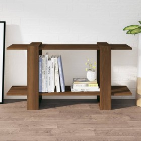 Regal aus braunem Eichensperrholz, 100 x 30 x 51 cm von vidaXL, Bücherregale und Regale - Ref: Foro24-813571, Preis: 37,99 €,...