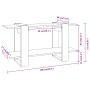 Brown oak plywood shelf 100x30x51cm by vidaXL, Bookcases and shelves - Ref: Foro24-813571, Price: 38,18 €, Discount: %