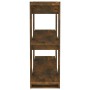 Shelving unit/space divider in smoked oak color 100x30x87 cm by vidaXL, Bookcases and shelves - Ref: Foro24-813566, Price: 36...