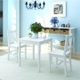 3-piece white pine wood dining set by vidaXL, Furniture sets for kitchens and dining rooms - Ref: Foro24-242955, Price: 196,7...