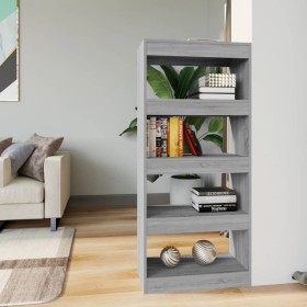 Sonoma gray plywood shelving 60x30x135 cm by vidaXL, Bookcases and shelves - Ref: Foro24-813606, Price: 52,99 €, Discount: %