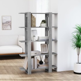 Sonoma gray shelving/space divider 100x30x160 cm by vidaXL, Bookcases and shelves - Ref: Foro24-813561, Price: 65,53 €, Disco...