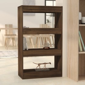 Oak brown engineered wood shelf/divider 60x30x103 cm by vidaXL, Bookcases and shelves - Ref: Foro24-813604, Price: 50,99 €, D...