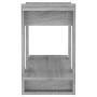 Estantería/divisor de espacios gris Sonoma 80x30x51 cm de vidaXL, Librerías y estanterías - Ref: Foro24-813582, Precio: 25,36...