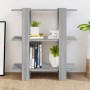 Estantería/divisor de espacios gris Sonoma 80x30x87 cm de vidaXL, Librerías y estanterías - Ref: Foro24-813579, Precio: 45,77...