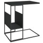 Black plywood side table 55x36x59.5 cm by vidaXL, Coffee table - Ref: Foro24-343105, Price: 39,88 €, Discount: %