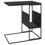 Black plywood side table 55x36x59.5 cm by vidaXL, Coffee table - Ref: Foro24-343105, Price: 39,88 €, Discount: %