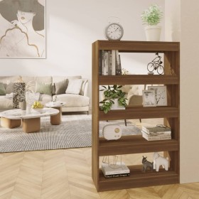 Shelf/divider engineered wood brown oak 80x30x135 cm by vidaXL, Bookcases and shelves - Ref: Foro24-813622, Price: 65,99 €, D...