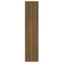 Estantería madera contrachapada marrón roble 60x30x135 cm de vidaXL, Librerías y estanterías - Ref: Foro24-813607, Precio: 52...