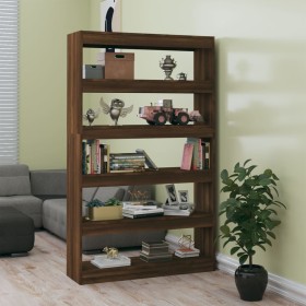 Brown oak shelving/space divider 100x30x166 cm by vidaXL, Bookcases and shelves - Ref: Foro24-813640, Price: 108,43 €, Discou...