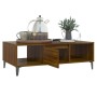 Oak brown engineered wood coffee table 103.5x60x35 cm by vidaXL, Coffee table - Ref: Foro24-813181, Price: 57,33 €, Discount: %