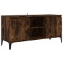 TV cabinet with smoked oak metal legs 103.5x35x50 cm by vidaXL, TV Furniture - Ref: Foro24-813161, Price: 57,02 €, Discount: %