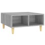 Mesa de centro madera de ingeniería gris Sonoma 60x60x30 cm de vidaXL, Mesas de centro - Ref: Foro24-813165, Precio: 45,77 €,...