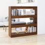 Shelving / room divider brown oak 100x30x103 cm by vidaXL, Bookcases and shelves - Ref: Foro24-813634, Price: 80,56 €, Discou...