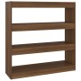 Shelving / room divider brown oak 100x30x103 cm by vidaXL, Bookcases and shelves - Ref: Foro24-813634, Price: 76,46 €, Discou...