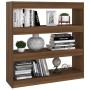 Shelving / room divider brown oak 100x30x103 cm by vidaXL, Bookcases and shelves - Ref: Foro24-813634, Price: 76,46 €, Discou...