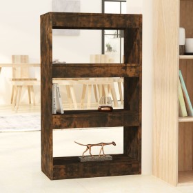 Engineered wood shelf/divider smoked oak 60x30x103 cm by vidaXL, Bookcases and shelves - Ref: Foro24-813602, Price: 49,99 €, ...