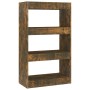 Engineered wood shelf/divider smoked oak 60x30x103 cm by vidaXL, Bookcases and shelves - Ref: Foro24-813602, Price: 49,26 €, ...