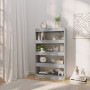 Sonoma gray engineered wood shelf/divider 80x30x135 cm by vidaXL, Bookcases and shelves - Ref: Foro24-813621, Price: 53,26 €,...