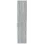 Estantería/divisor madera ingeniería gris Sonoma 80x30x135 cm de vidaXL, Librerías y estanterías - Ref: Foro24-813621, Precio...