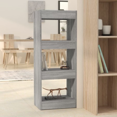 Sonoma gray engineered wood shelf/divider 40x30x103 cm by vidaXL, Bookcases and shelves - Ref: Foro24-813588, Price: 37,99 €,...