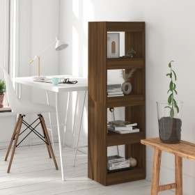 Brown oak shelving/space divider 40x30x135 cm by vidaXL, Bookcases and shelves - Ref: Foro24-813592, Price: 47,99 €, Discount: %