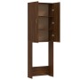 Waschmaschinenschrank Eiche braun 64x25,5x190 cm von vidaXL, Zubehör für Waschmaschinen und Trockner - Ref: Foro24-813193, Pr...