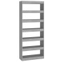 Estantería/divisor madera ingeniería gris Sonoma 80x30x198 cm de vidaXL, Librerías y estanterías - Ref: Foro24-813627, Precio...