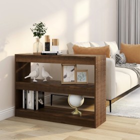 Brown oak shelving/space divider 100x30x72 cm by vidaXL, Bookcases and shelves - Ref: Foro24-813631, Price: 59,75 €, Discount: %