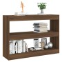 Brown oak shelving/space divider 100x30x72 cm by vidaXL, Bookcases and shelves - Ref: Foro24-813631, Price: 67,69 €, Discount: %