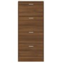 Shoe cabinet made of brown oak plywood 59x17x150 cm by vidaXL, Shoe racks and shoe organizers - Ref: Foro24-342525, Price: 11...