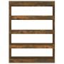 Smoked oak shelving/space divider 100x30x135 cm by vidaXL, Bookcases and shelves - Ref: Foro24-813635, Price: 66,59 €, Discou...