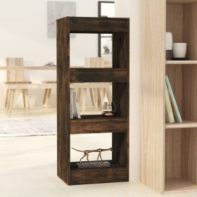 Shelf/divider engineered wood smoked oak 40x30x103 cm by vidaXL, Bookcases and shelves - Ref: Foro24-813587, Price: 45,99 €, ...