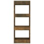 Shelf/divider engineered wood smoked oak 40x30x103 cm by vidaXL, Bookcases and shelves - Ref: Foro24-813587, Price: 45,47 €, ...