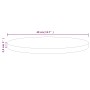 Solid white pine wood table surface Ø40x2.5 cm by vidaXL, Table tops - Ref: Foro24-813652, Price: 20,90 €, Discount: %