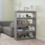 Sonoma grau Regal/Raumteiler 100x30x135 cm von vidaXL, Bücherregale und Regale - Ref: Foro24-813636, Preis: 67,63 €, Rabatt: %