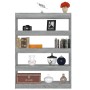 Estantería/divisor de espacios gris Sonoma 100x30x135 cm de vidaXL, Librerías y estanterías - Ref: Foro24-813636, Precio: 67,...