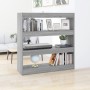 Estantería/divisor espacios gris Sonoma 100x30x103 cm de vidaXL, Librerías y estanterías - Ref: Foro24-813633, Precio: 55,31 ...