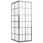 ESG shower cabin black frosted 80x70x180 cm by vidaXL, shower doors - Ref: Foro24-151860, Price: 252,47 €, Discount: %