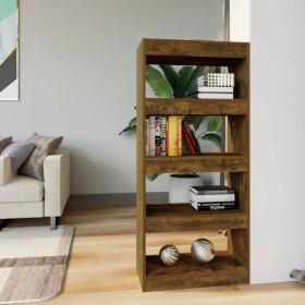 Smoked oak plywood shelf 60x30x135 cm by vidaXL, Bookcases and shelves - Ref: Foro24-813605, Price: 58,99 €, Discount: %