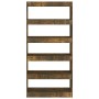 Engineered wood shelf/divider smoked oak 80x30x166 cm by vidaXL, Bookcases and shelves - Ref: Foro24-813623, Price: 86,99 €, ...