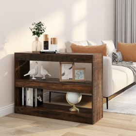 Shelving unit/space divider in smoked oak color 100x30x72 cm by vidaXL, Bookcases and shelves - Ref: Foro24-813629, Price: 65...