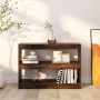 Shelving unit/space divider in smoked oak color 100x30x72 cm by vidaXL, Bookcases and shelves - Ref: Foro24-813629, Price: 62...