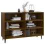 Oak brown engineered wood sideboard 103.5x35x70 cm by vidaXL, Sideboards - Ref: Foro24-813187, Price: 72,12 €, Discount: %