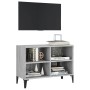 TV-Schrank mit sonomagrauen Metallbeinen 69,5 x 30 x 50 cm von vidaXL, TV-Möbel - Ref: Foro24-813150, Preis: 39,99 €, Rabatt: %