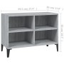 TV-Schrank mit sonomagrauen Metallbeinen 69,5 x 30 x 50 cm von vidaXL, TV-Möbel - Ref: Foro24-813150, Preis: 39,99 €, Rabatt: %