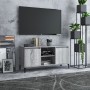 Mueble de TV con patas de metal gris Sonoma 103,5x35x50 cm de vidaXL, Muebles TV - Ref: Foro24-813162, Precio: 57,15 €, Descu...