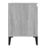 TV cabinet with Sonoma gray metal legs 103.5x35x50 cm by vidaXL, TV Furniture - Ref: Foro24-813162, Price: 60,08 €, Discount: %