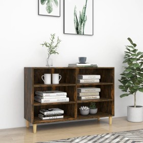 Smoked oak engineered wood sideboard 103.5x35x70 cm by vidaXL, Sideboards - Ref: Foro24-813182, Price: 67,99 €, Discount: %