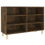 Aparador de madera de ingeniería roble ahumado 103,5x35x70 cm de vidaXL, Aparadores - Ref: Foro24-813182, Precio: 70,23 €, De...